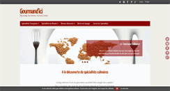Desktop Screenshot of gourmandici.com
